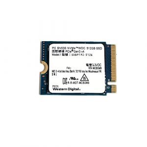 Western Digital Disque SSD PC SN530 M.2 2230 30 mm PCIe Gen3 x4 NVMe SDBPTPZ-512G pour ordinateur portable, ordinateur de bureau, Ultrabook Surface 512 Go (Bixem, neuf)