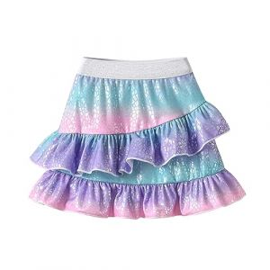 DXTON Fille Jupe Danse Jupe Tutu Princesse B&eacute;b&eacute; Jupe Sequin Ballet Jupe SK241 4-5 Ans (Dxton, neuf)