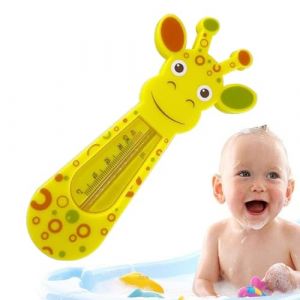Thermomètre De Baignoire Girafe - Thermomètre De Bain Sécurité Bébé | Thermomètre À Eau Flottant Pour Enfant | Thermomètre De Température De Sécurité Pour Bébé | Jouet Flottant Pour Le Bain (xfqintoye, neuf)