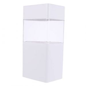 Healvian Bo&icirc;te de Rangement pour Cosm&eacute;tiques 1 Support de Pinceaux de Maquillage 1 Contenant pour Crayons &agrave; Sourcils &Eacute;tanche Transparent Couvercle pour Bureau (Le Sengyu, neuf)