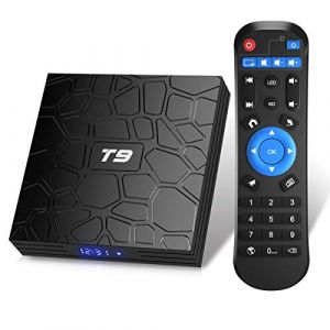 TUREWELL T9 Android 9.0 Boîtier TV 2 Go RAM/16 Go ROM Support 2.4/5.0 GHz WiFi BT4.0 RK3318 Quad-Core 4K 3D HD DLNA Smart TV Box (SGH EU, neuf)