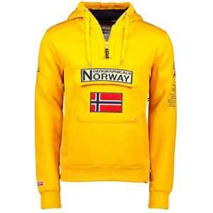 Geographical Norway Homme Pull Gymclass, jaune moutarde, XL (E-bestsale, neuf)