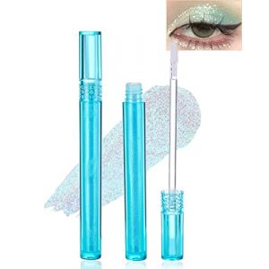 Chameleon Chrome Fard a Paupiere Liquide, Bleu Eyeshadow Paillette pour Illuminer vos Yeux, Waterproof et Durable, Shimmer Ombre a Paupiere Colorées Très Pigmentées, Maquillage Coréen pour Femme-S30 (Lestpola Ltd, neuf)