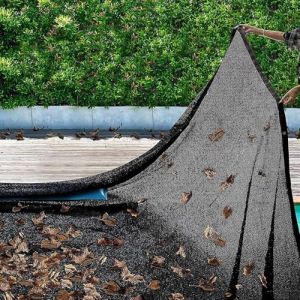 Filet De Protection Piscine Rectangulaire,B&acirc;che Protection Piscines Hors-Sol, Couverture Filet de Feuille pour Piscine, Hivernage pour Ext&eacute;rieur, Maille Fine,Anti Feuilles(2x6m(6.5 * 19.6ft)) (YueXiKeJi, neuf)