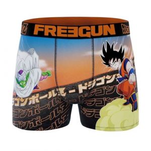 FREEGUN Boxer Homme Microfibre Dragon Ball Z San Goku (XL, Goku Piccolo DBZ14) (FRENCH MARKET, neuf)
