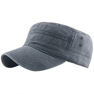 CheChury Casquette Homme Coton Vintage Casquette de Baseball Classique Casquette Army Casquette Militaire Réglable Chapeau de Cadet Armée pour Sports Extérieur (LYworld, neuf)