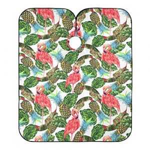 Flamant Rose, Ananas, Feuille Tropicale Robe De Coiffure Imperm&eacute;able Blouse Coiffeur Antistatique Peignoir Coiffure Pour Instituts De Beaut&eacute; Salon Barber 140X168Cm (guangzhouhongchenmaoyishanghanggerenduzi, neuf)