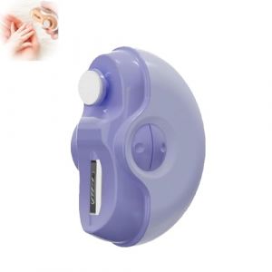 Sciasi Electric Nail Clipper,2 in 1 Electric Polishing Automatic Nail Clippers,Electric Nail Trimmer with 2 Adjustable Speeds for Children, Adults, and Elderly (purple) (YOUYOUZIJIN, neuf)