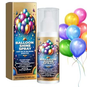 Spray ballon pour durer et briller,Spray brillance ballon - Spray éclaircissant pour ballons de 100 ml,Séchage rapide, application facile, résultats durables. Spray ballon pour améliorer la décoration (pengch, neuf)