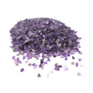DOJA Barcelona | Chips Pierre Semi Precieuse | Amethyste Pierre Naturelle | 4~6mm | 500g | Pierre Precieuse | pour Perle Pierre Naturelle, Accessoires de D&eacute;coration Int&eacute;rieure, Decoration Maison (DOJA Barcelona, neuf)