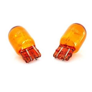 2 x ampoule 12V pour clignotant gauche ambre/orange/jaune brillant T20 W21/5W 7443 (Tayyab Emporium, neuf)