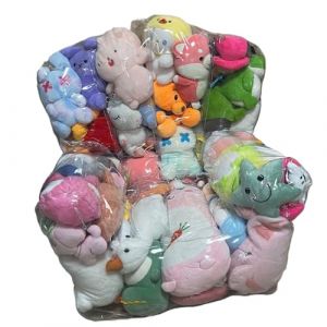 Fauteuil Poire Transparent Pour Peluches (pouf Transparent Uniquement), Fauteuils De Rangement Pour Peluches, Rangement Pour Jouets Avec Fermeture &Eacute;clair, Housse Pour Canap&eacute; D'angle, Dortoir, Lit, Cha (reviun, neuf)