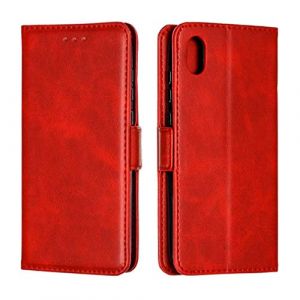 LMFULM&reg; &Eacute;tui pour Huawei Y5 2019 / Honor 8S (5,71 Pouces) PU Cuir Couverture Magn&eacute;tique Portefeuille Protection Housse Stent Fonction Flip Cuir pour Huawei Y5 2019 / Honor 8S Rouge (LMAZWUFULM, neuf)