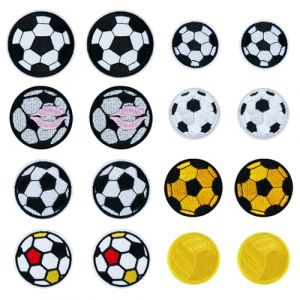 JMZLLRX Patchs de Sport de Ball, 16 PCS Brod&eacute; Thermocollant, Ecusson &agrave; Coudre, Patch Vetement pour V&ecirc;tements, Sacs &agrave; Dos, Jeans, Chapeau (JiaMai Store, neuf)