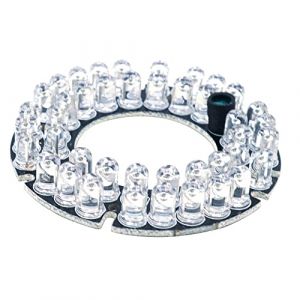CENPEK 42 LED 850 nm IR tableau infrarouge 90 degr&eacute;s plaque ronde illuminateur infrarouge ampoule pour cam&eacute;ra de s&eacute;curit&eacute; CCTV (CENPEK, neuf)