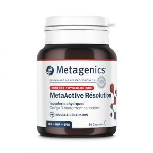 Metagenics - MetaActive R&eacute;solution - Om&eacute;ga-3 EPA/DHA avec SPMs - 60 G&eacute;lules (Metagenics EMEA, neuf)