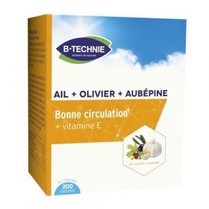 Biotechnie Ail + Olivier + Aub&eacute;pine Bonne Circulation 200 G&eacute;lules (Le Comptoir Sant&eacute;, neuf)
