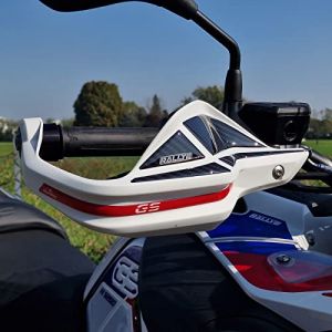 Resin Bike Autocollant Moto Compatibles avec BMW R 1250 GS Adventure 2021-2024 Rallye. Protections Protège-Mains Contre Les Chocs et Les Éraflures. Autocollant 3D Résinés - Fabriqué en Italie (ResinBike, neuf)