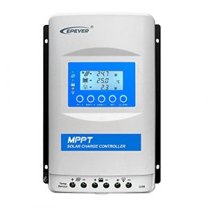 EPEVER Contrôleur de charge solaire MPPT 40A 12V 24V Max PV 150V Panneau solaire Masse négative commune LED & LCD pour plomb-acide, lithium, type utilisateur (MPPT 40A) (GolandCentury, neuf)