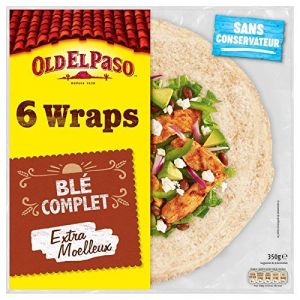 OLD EL PASO - Wraps Bl&eacute; Complet 350G - Lot De 4 - livraison offerte (GXmarket, neuf)