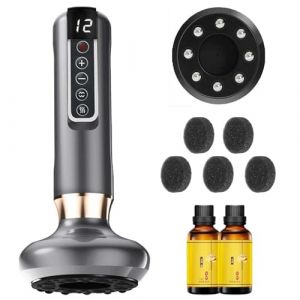 Masseur Anti Cellulite,Ventouses Electrique Anti Cellulite,Masseur De Cellulite à Main électrique,Masseur De Graisse Corporelle Réglable à 12 Niveaux Pour L'abdomen,Les Cuisses (B) (Vendeur professionnel-FR, neuf)