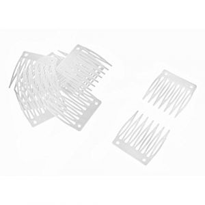 Ruilogod Lot de 10 peignes &agrave; cheveux en plastique &agrave; 7 dents pour femme - Transparents (id:4e a9e 51 a3d 6d5 (DWD-union, neuf)