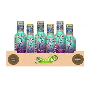 Arizona Green Tea Lot de 6 bouteilles de 500 ml avec miel et prune - 100 % naturel - 100 % plaisir rafra&icirc;chissant - V&eacute;ritable jus de prune et miel de qualit&eacute; sup&eacute;rieure (Looksogood-eu, neuf)