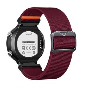 Nylon Bracelet pour Garmin Forerunner 235/230/220/620/630/735XT Bracelet, R&eacute;glable Fermoir en Acier Inoxydable Sangle de Rechange Compatible avec Garmin Forerunner 235 (4,Aucun type de m&eacute;tal) (Kemikeji, neuf)