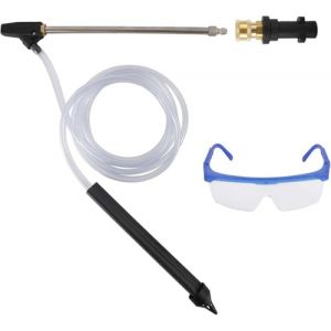 Kit de sablage pour Nettoyeur Haute Pression, Accessoire de sablage Humide 5000 PSI, sablage pour Nettoyeur Haute Pression avec buse céramique de Rechange, déconnexion Rapide 1/4 pouc (Noir) (zhenxiaeu, neuf)