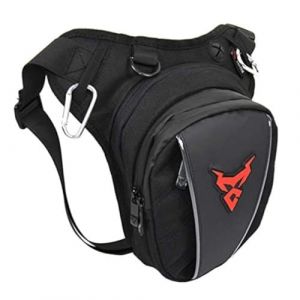 Moto Drop Leg Bag Oxford Taille Pack pour Hommes Femmes Bum Hip Fanny Ceinture Sac À Main Pochette Voyage en Plein Air Randonnée Cyling Cuisse Sac À Dos (XieBen, neuf)