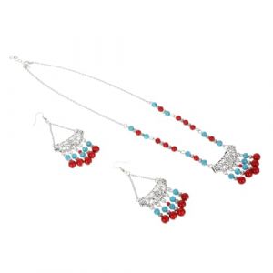 minkissy Collier à L'ancienne Boucles D'oreilles Ethniques Pour Femmes Colliers Africains Pour Femmes Collier Tribal Collier Colliers Mexicains Pour Femmes Brown Plastique (Master Self, neuf)