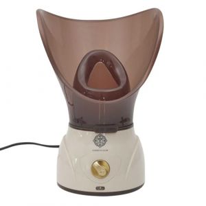 COSMETIC CLUB - SC0595 Sauna Visage Marron - Soin Vapeur Facial &agrave; Domicile - Design Ergonomique - R&eacute;servoir d'Eau 10-15 min - Am&eacute;liore l'Hydratation - Marron (The Concept Factory, neuf)