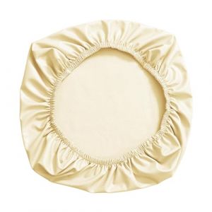 F Fityle Housse de siège de Chaise de Bureau étanche, Housses de Chaise en Cuir PU, Housses de Protection Extensibles et rotatives pour Chaise d'ordinateur, Beige (Homegarden FR, neuf)