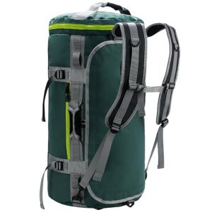 MIER Grand sac de sport imperm&eacute;able avec compartiment &agrave; chaussures convertible en sac &agrave; dos 45L 60L 90L, vert, 90L (Mierlife Co,.Ltd, neuf)