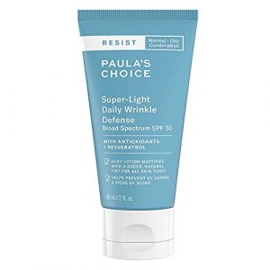 Paula's Choice RESIST Anti-Âge Crème de Jour SPF 30 - Crème Solaire Visage - Anti Rides & Taches Brunes - Matifie la Peau - avec Antioxidants & Vitamin E - Peaux Mixtes à Grasses - 60 ml (Paula's Choice Europe, neuf)