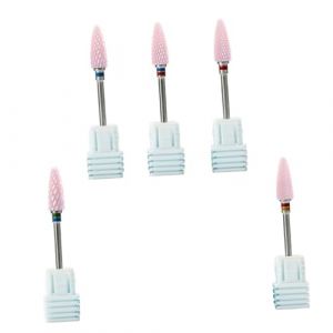 FRCOLOR 10 Pièces tête de meulage de machine à ongles tête de ponçage des ongles pôceuse ongle pro accesoire ongles professionnel limes à ongles kit d'art d'ongle ponceuse à ongles (White Beach, neuf)