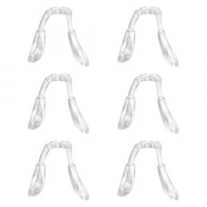 MagiDeal Lot de 6 ponts de lunettes en forme de U, outil de fixation de lunettes, support de nez transparent pratique, facile &agrave; utiliser, r&eacute;paration de pour (Grand Plaisir 360, neuf)