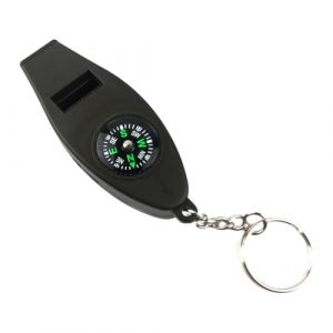 4 en 1 Boussole Thermomètre, 2 Pièces Boussole d'alpinisme, Sifflet De Survie Multifonction, Sifflet De Sécurité Porte-clés, Lunette De Température Loupe, Sifflet Puissant pour Camping, Randonnée (yanguo, neuf)