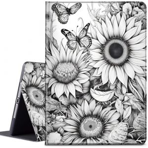 &Eacute;tui pour Kindle 11{^>e<^} g&eacute;n&eacute;ration 6" (version 2024 et 2022), &eacute;tui folio r&eacute;glable en cuir PU avec fonction veille/r&eacute;veil automatique pour liseuse Kindle Basic 2024, papillon et tournesol (Xiamen Qingxiansi Trading Co., Ltd, neuf)