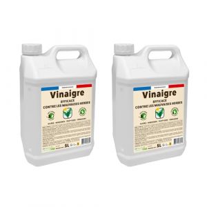 Vinaigre D&eacute;sherbant - Pr&ecirc;t A Verser - Grand Format - 5L - Efficace Contre Les Mauvaises Herbes - Substance De Bases VINPAV5 (10L) (H&G-Expert, neuf)