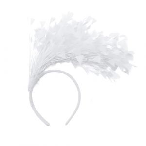 Bandeau Plumes, Bandeau à Plumes Années 1920 Fascinateur Plumes pour Femmes Flapper Bandeau 1920s Serre-tête Vintage Bandeau Plume Année 20 Accessoires Cheveux pour Cocktail Mariage Fête (Haptre, neuf)