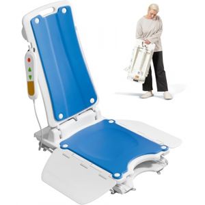 VOCIC &Eacute;l&eacute;vateur de Bain &Eacute;lectrique AX07, Si&egrave;ge de Baignoire avec Moteur &Eacute;tanche, T&eacute;l&eacute;commande Rechargeable et Ventouses, Aide au Bain pour Seniors, Charge Maximale 136 kg (VOCIC, neuf)
