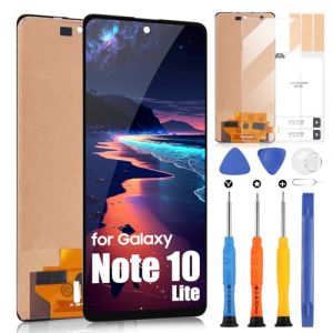 ARSSLY TFT &Eacute;cran pour Samsung Galaxy Note 10 Lite Ecran pour Galaxy Note 10 Lite LCD Display N770F SM-N770F SM-N770F/DS &Eacute;cran Tactile Digitizer Assembly R&eacute;paration Kit (Noir) (Little Wasp, neuf)