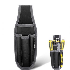 Multi-Usages Ceinture &agrave; Outils, Professionnelle Petite Sacoche &agrave; Ceinture, Sac de D'&eacute;lectricien, Oxford Tissu Taille Travail Pouch pour &eacute;lectriciens techniciens (X F, neuf)