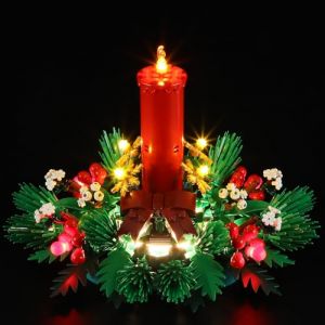 GEAMENT Jeu De Lumi&egrave;res Compatible avec Lego Centre de Table de No&euml;l 40743 (Mod&egrave;le de Bloc Non Inclus) (GEAMENT-FR, neuf)