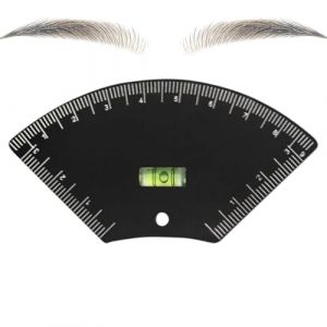 R&egrave;gle &agrave; Sourcils,Gabarit en Acier Inoxydable &agrave; Trac&eacute; Rapide,R&egrave;gle Guide de Sym&eacute;trie des Sourcils | Pour Particuliers et &Eacute;tablissements, Id&eacute;e Cadeau (point-two, neuf)