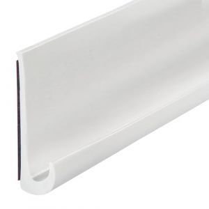 Inscrip Gouttière RV en forme de J, 50 mm de hauteur Gouttière auto-adhésive en forme de J pour RV, bande de gouttière en PVC, bande de pluie en PVC, bande de déviation de pluie pour toit pour camion (inscripted, neuf)
