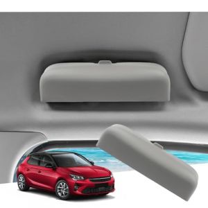 GAFAT 2020-2024 2025 0pel Corsa F/Astra L/Grandland X Étuis à Lunettes de Soleil, Corsa-e Porte-Lunettes Organiseur, OEM Original, Compatible avec Accessoires Opel Corsa F [Amélioré Plus] (Gris) (GAFAT(EU), neuf)