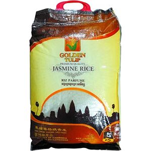 Riz Cambodge 2022 parfum&eacute; au Jasmin de qualit&eacute; premium - Marque Golden Tulip - Cambodge (Sac de 5KG, 10KG ou 18KG) (5KG) - Exp&eacute;dition depuis France par la St&eacute; Bo Time (Bo Time - Direct Fabricant, neuf)