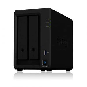 Synology DS720+ 8To NAS 2 Baies avec 2 x Disques Durs WD Red de 4To Noir (CyberTech_Lippetal, neuf)